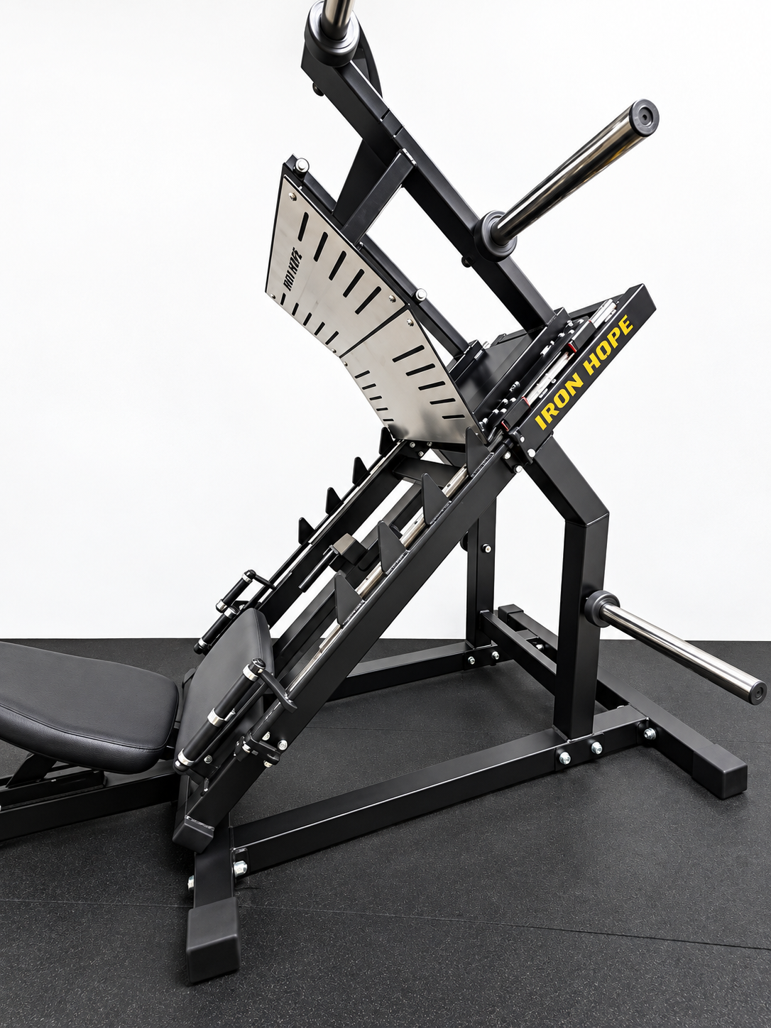 Leg Press 45 Graus com Trilhos Guiados Iron Hope